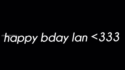 Iann ~ happy bday ~ cp