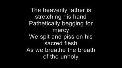 Dimmu Borgir In Deaths Embrace with on screen lyrics