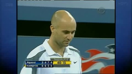 Us Open 2002 : Сампрас - Агаси | Последни точки