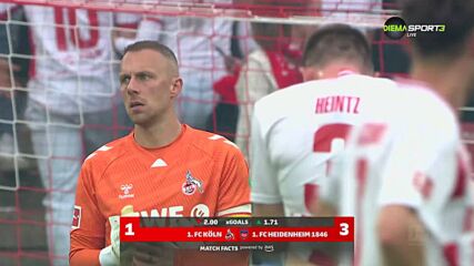 Кьолн - Хайденхайм 1:3 /репортаж/