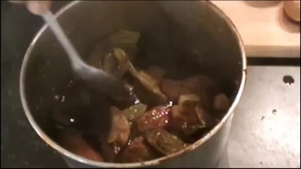 Корейска кухня Salty beef side dish (-jangjorim-)