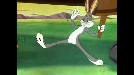 Fallin hare Bugs Bunny know a Gremlin