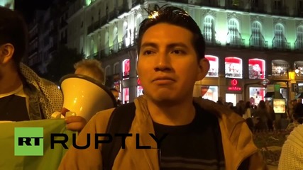 Spain: Hundreds protest 'imperialist coups' in Latin America