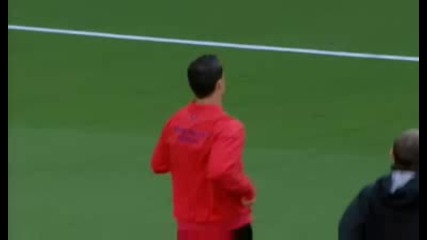 Cristiano Ronaldo vs Arsenal * Warm up !