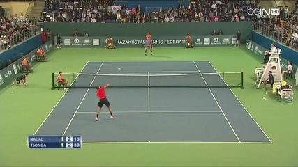 Nadal vs Tsonga - Exhibition Match - Astana, Kazakhstan [25.09.2014]