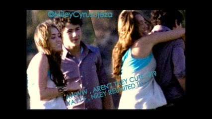 Miley Cyrus and Nick Jonas - Before the storm New!