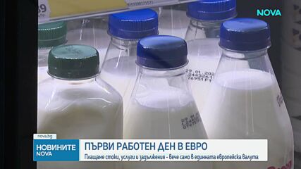 Плащаме стоки, услуги и задължения вече само в единната европейска валута