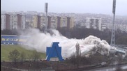 Срутиха козирката над сектор \"А\" на \"Герена\"