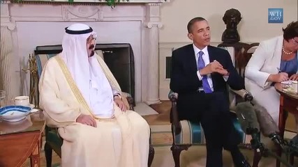 President Obama King Adbullah Meet at the White House 