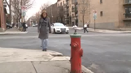 Разбиване в бордюр 