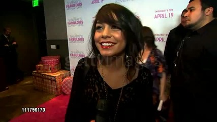 Vanessa Hudgens Interview at S.f.a premiere 
