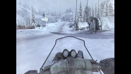 Modern Warfare 2 - управляване на снежен джет