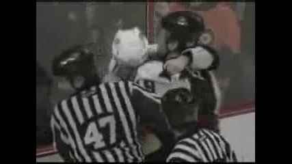 2007 - 2008 Pittsburgh Penguins Fights (11 - 18) 