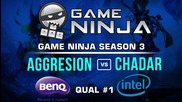 Game Ninja LoL #1 - Aggresion Gaming vs Chadar Gaming