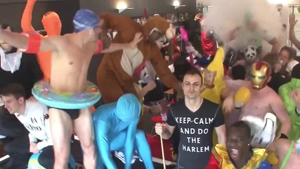 Димитър Бербатов и отбора му избухват на Harlem Shake!