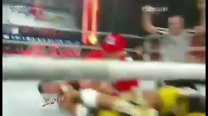 Джон Сина спасява Рей Мистерио от Алберто Дел Рио Raw 15/8/11