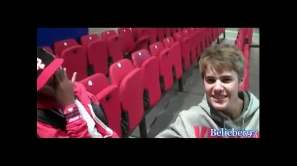 Джъстин Бийбър Джейдън Смит споделят нещо за My world tour