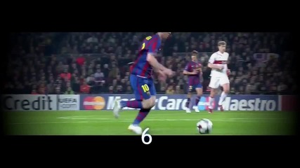 The top 10 goals of the best players in the World