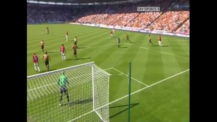 Манчестър Юнайтед 1 - 0 Хъл Сити Гибсън Гол *hq*