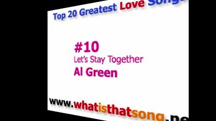 The 20 Greatest Love Songs of All Time 