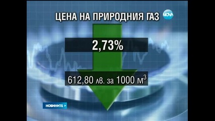 Цената на газа пада с 2,73 % от 1 април - Новините на Нова