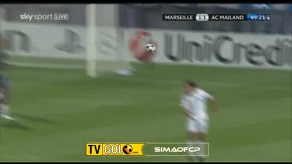 15.09.09 Марсилия 1:1 Милан Хайнце Гол