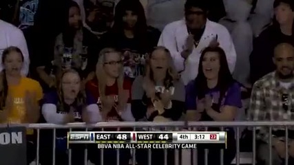 Justin Bieber, Trey Songz, ect.. Bbva All - Star Celebrity Game Highlights 