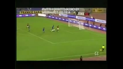 As Roma - Kaa Gent 3 - 1: Mirko Vucinic Goal - Europe League