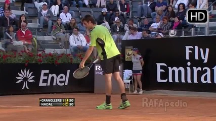 Nadal vs Granollers - Rome 2012
