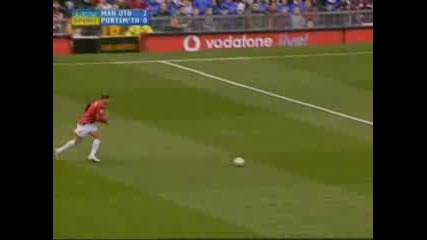 Cristiano ronaldo first goal for man utd - free-kick