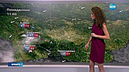 Прогноза за времето (11.09.2016 - централна)