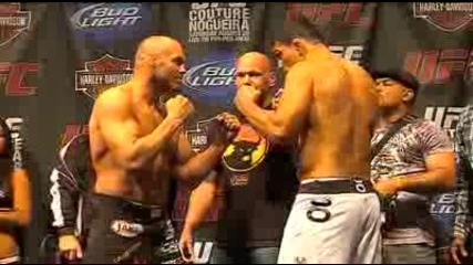Ufc 102: Couture vs. Nogueira Weigh - In