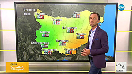 Прогноза за времето (23.07.2019 - сутрешна)
