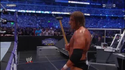 Triple H vs Undertaker - No Holds Barred 4/4 - Wrestlemania27 