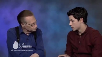 Nick Jonas говори с Larry King за живота си с диабета