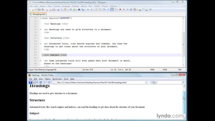 Научи XHTML и HTML с Lynda.com (Текст 8част)