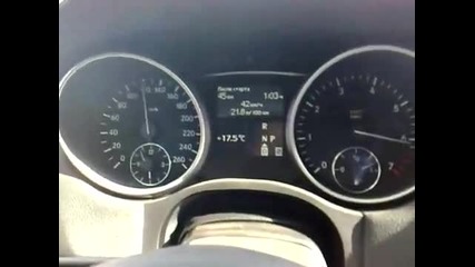 Mercedes Ml500 5.5l 388коня ускорява от 0-200км/ч