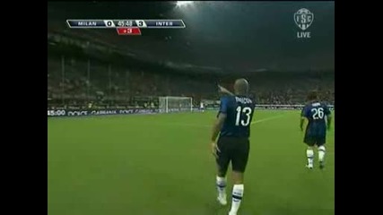 Milan - Inter 0:3 - Гола на Дъглас Майкон