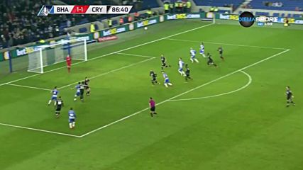 Брайтън - Кристъл Палас 2:1 /репортаж/