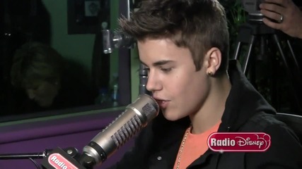 Justin Bieber _what makes you a good boyfriend__ on Radio Disney