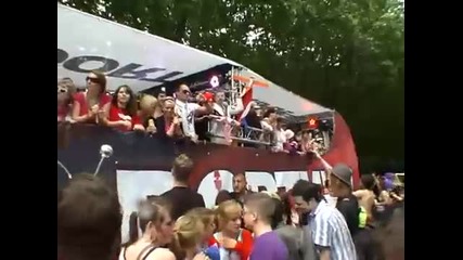 По време на Loveparade в Dortmund, Germany 