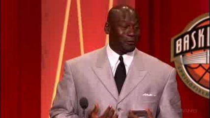 Michael Jordan Basketball Hall Of Fame Speech (1/3)