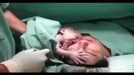 New-born Baby Does Not Want To Leave Her Mother