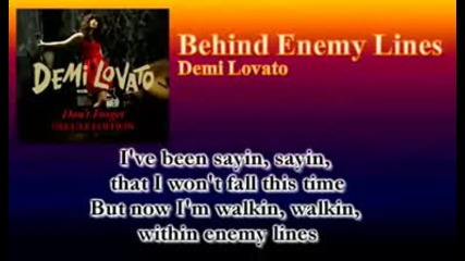 Behind Enemy Lines - Demi Lovato with Lyrics on Screen
