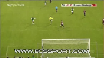 27.03.2010 Werder Bremen – Nurnberg 4 - 2 