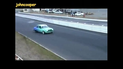 Луд Дрифт с Falken Toyota Corolla V8