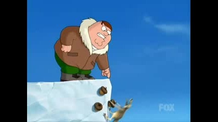 Family Guy Питър Грифин Срещу Лудата катерица 