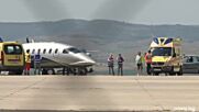 Самолетът с Тодор Неделев кацна в Бургас, чака го линейка