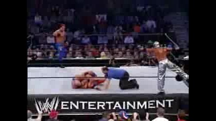 Wwe No Mercy 2002 - Kurt Angle & Chris Benoit Vs Rey Mysterio & Edge ( Tag Team Championship ) 