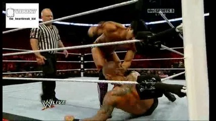 Raw Randy Orton vs Justin Gabriel